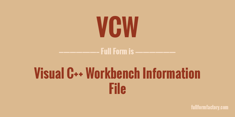 vcw-full-form
