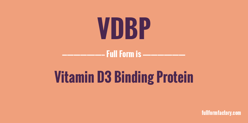 vdbp-full-form