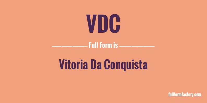 vdc-full-form