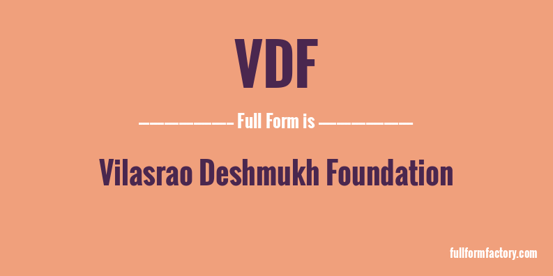 vdf-full-form