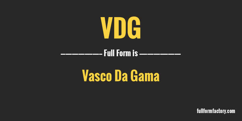 vdg-full-form