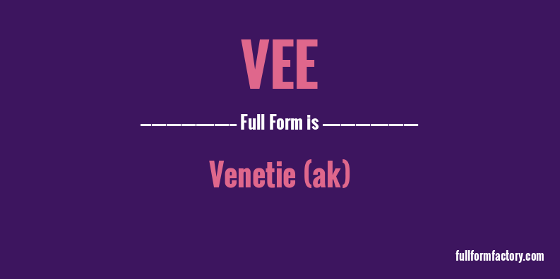 vee-full-form
