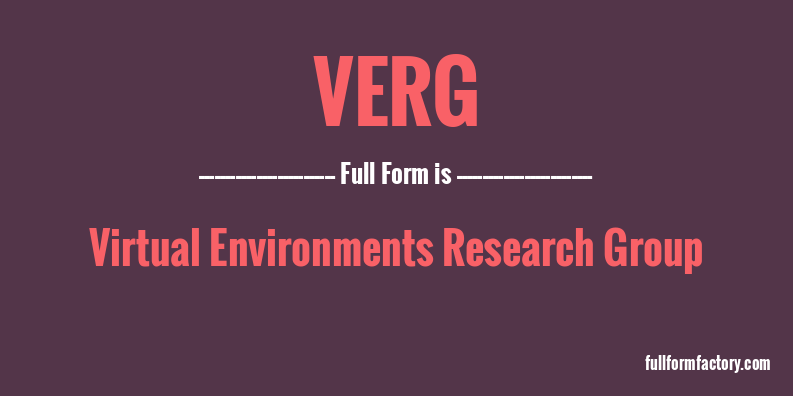 verg-full-form
