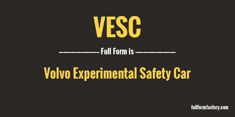 vesc-full-form