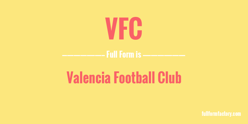vfc-full-form
