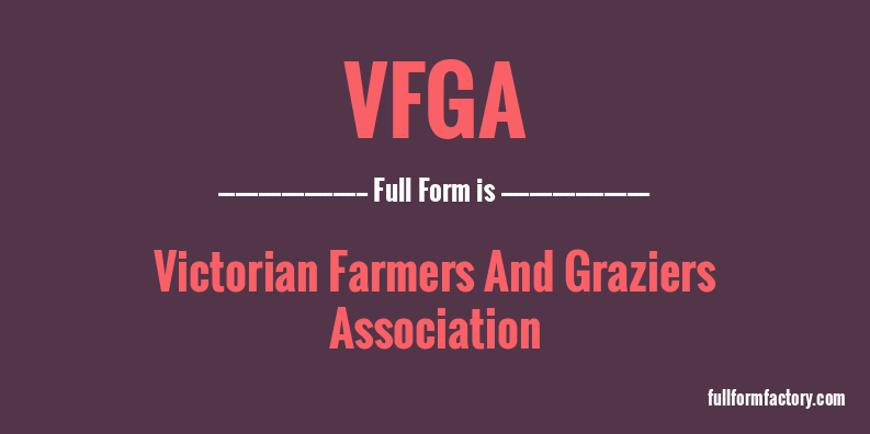 vfga-full-form