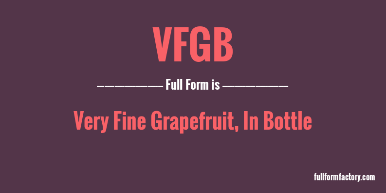 vfgb-full-form