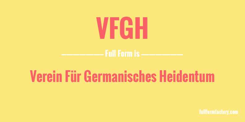 vfgh-full-form