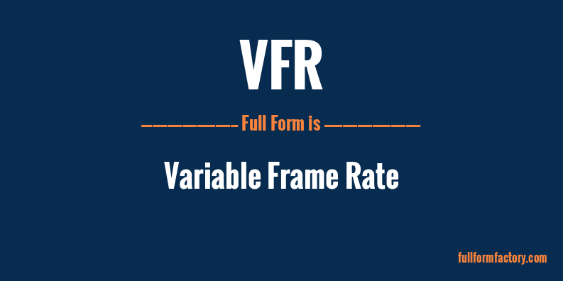 vfr-full-form
