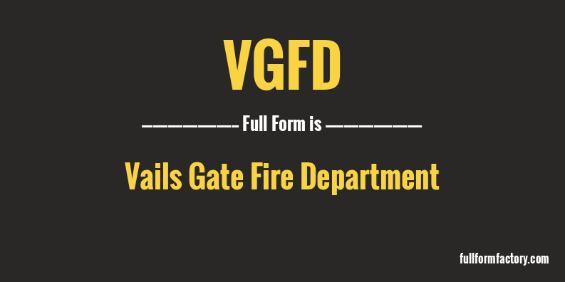 vgfd-full-form