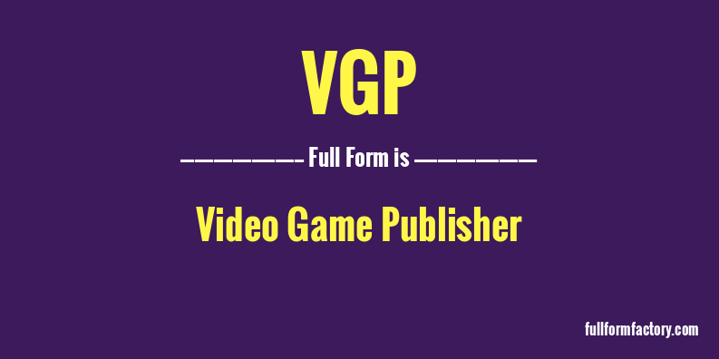 vgp-full-form