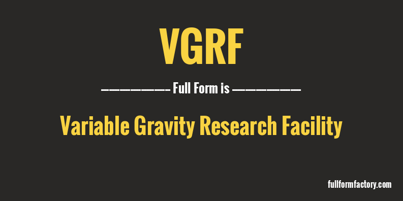vgrf-full-form
