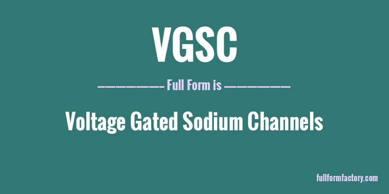 vgsc-full-form
