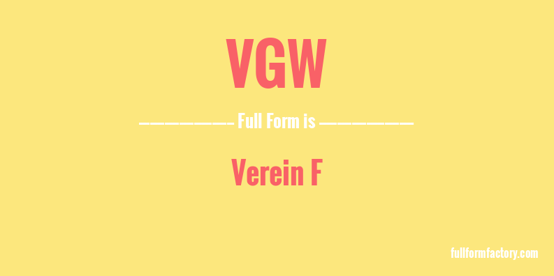 vgw-full-form