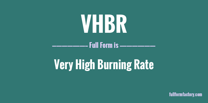 vhbr-full-form