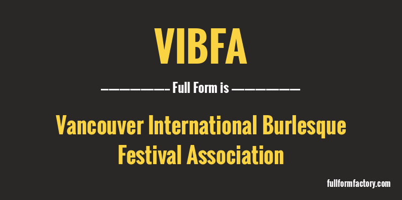 vibfa-full-form