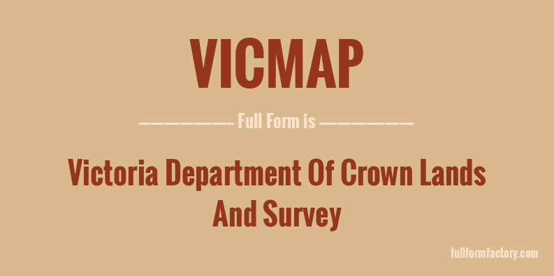 vicmap-full-form