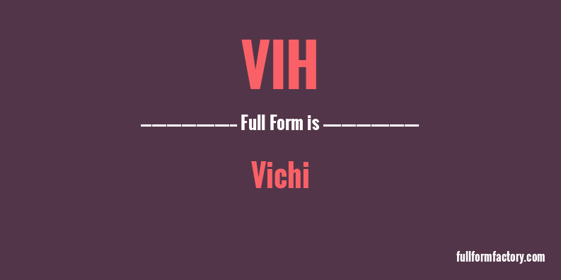 vih-full-form