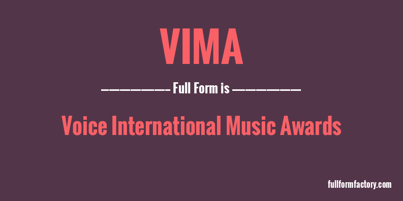 vima-full-form