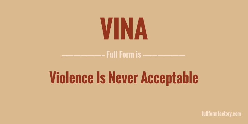 vina-full-form