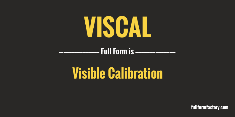 viscal-full-form