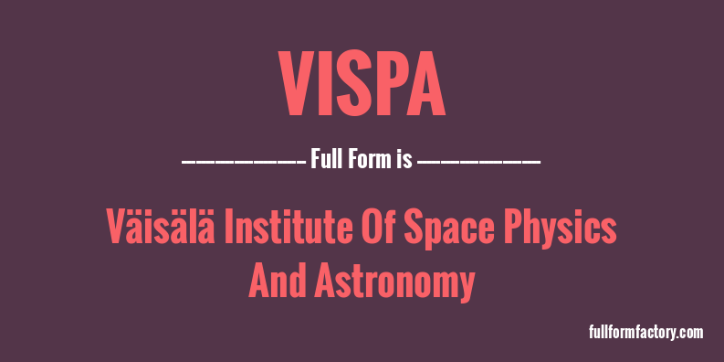 vispa-full-form