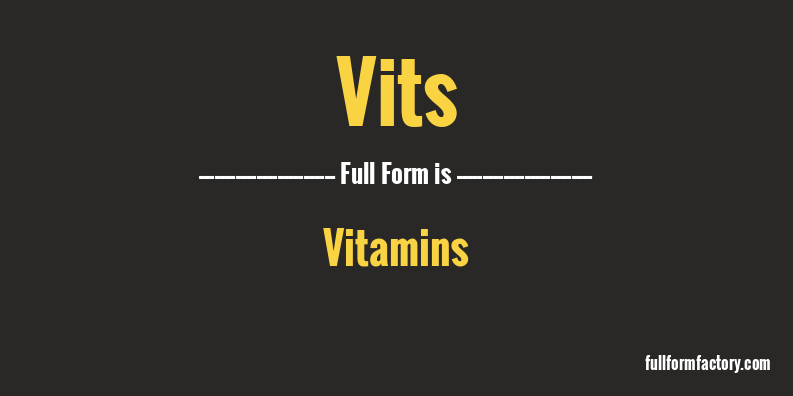 vits-full-form