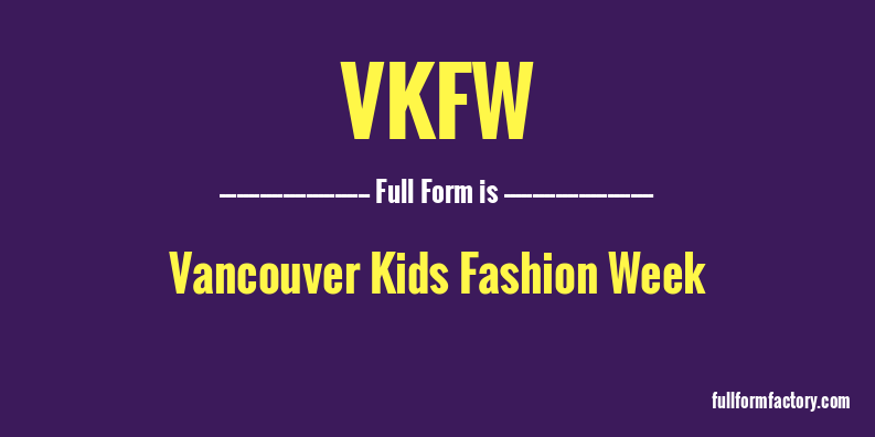vkfw-full-form