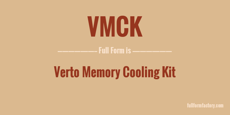 vmck-full-form