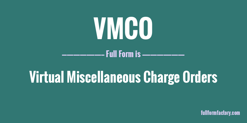 vmco-full-form