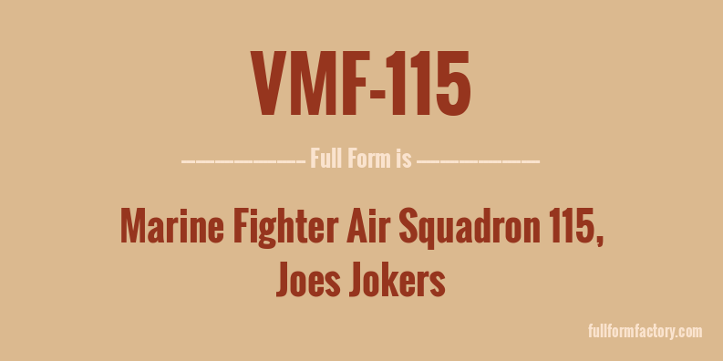 vmf-115-full-form