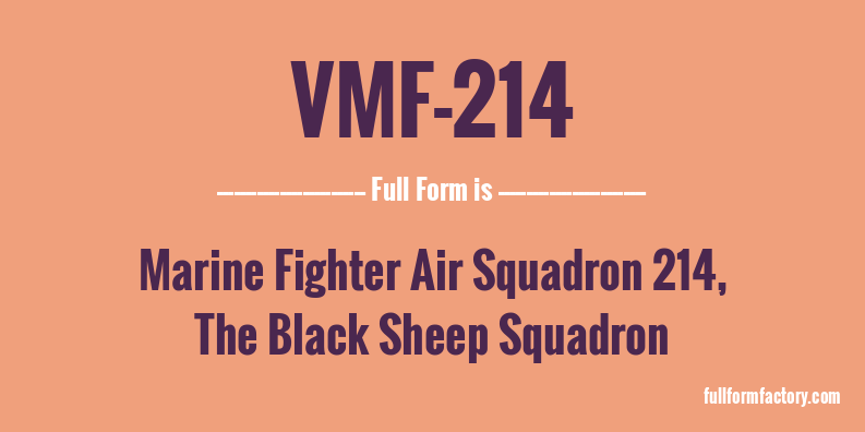 vmf-214-full-form
