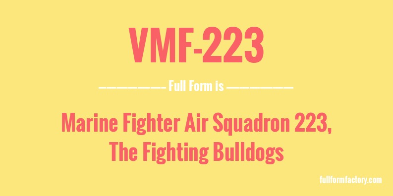 vmf-223-full-form