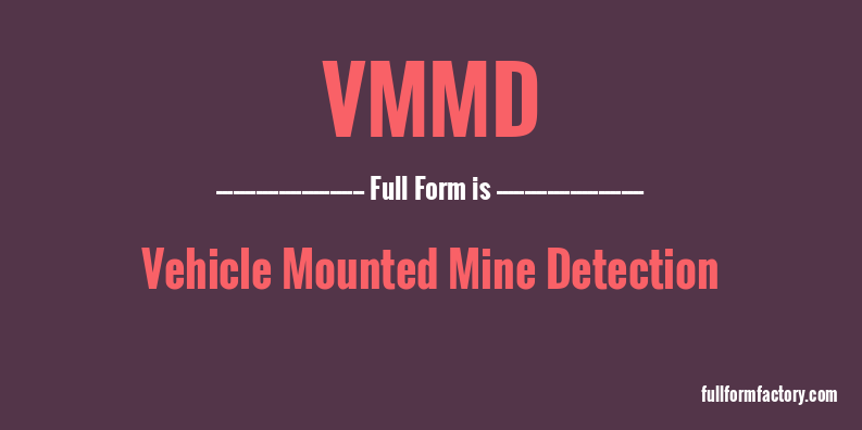 vmmd-full-form