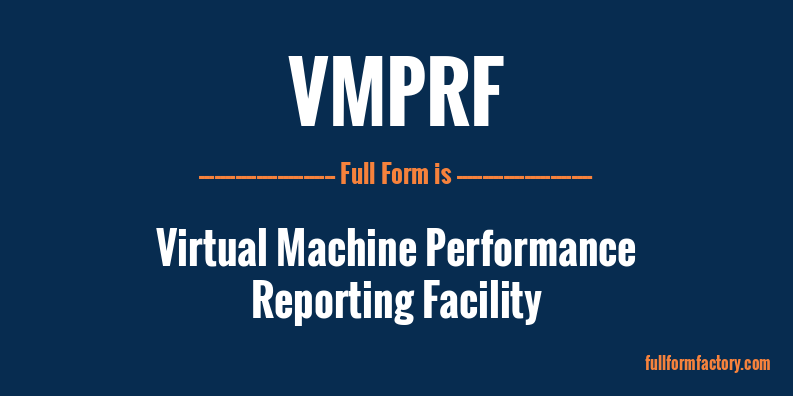vmprf-full-form