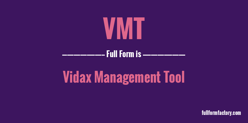 vmt-full-form