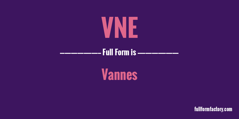 vne-full-form