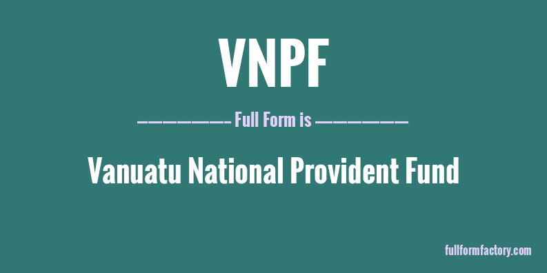 vnpf-full-form