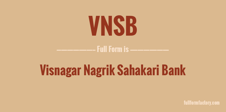 vnsb-full-form