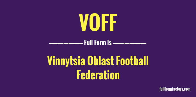 voff-full-form