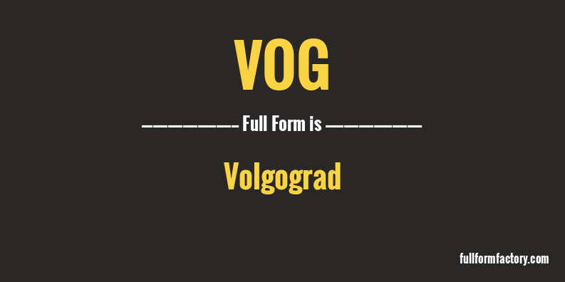 vog-full-form