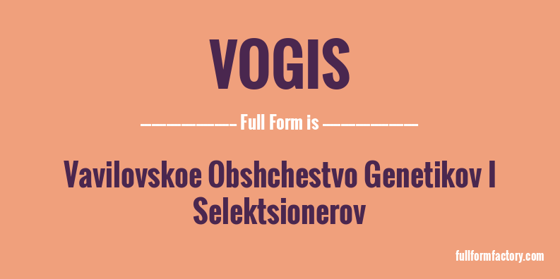 vogis-full-form