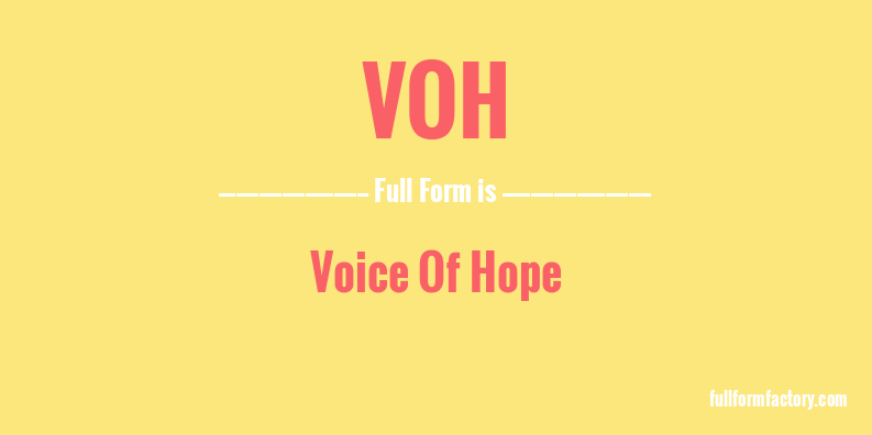 voh-full-form