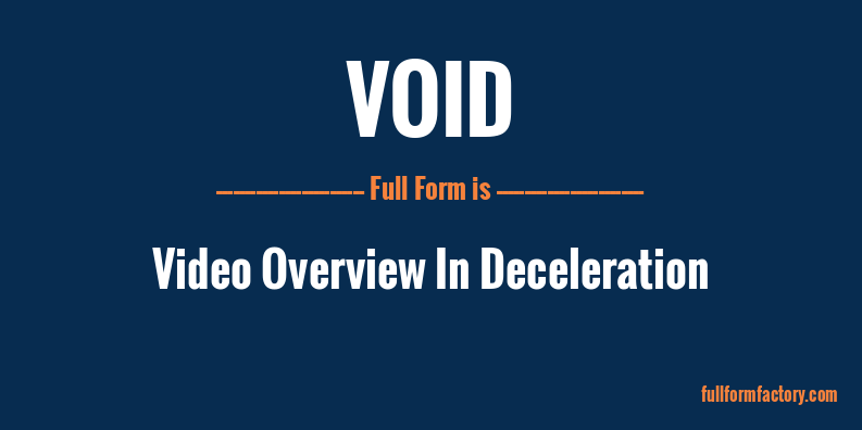 void-full-form