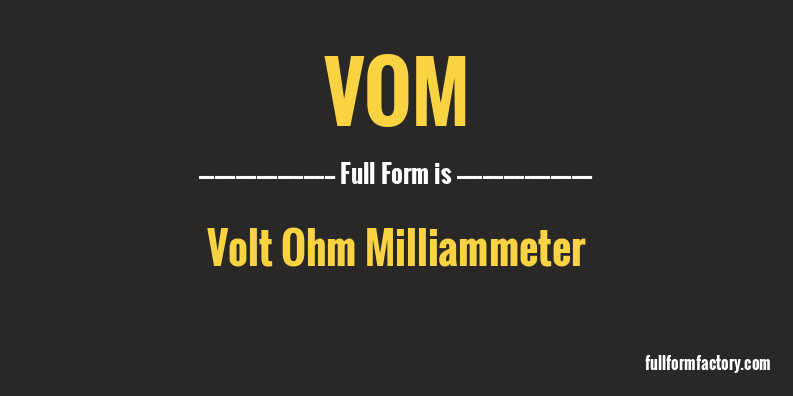 vom-full-form