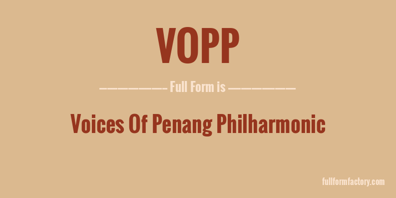 vopp-full-form