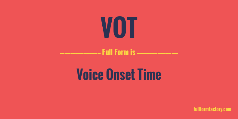 vot-full-form