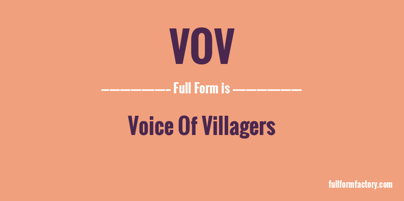 vov-full-form