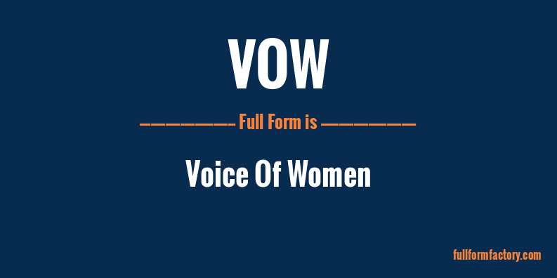 vow-full-form