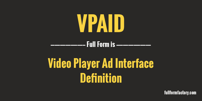 vpaid-full-form